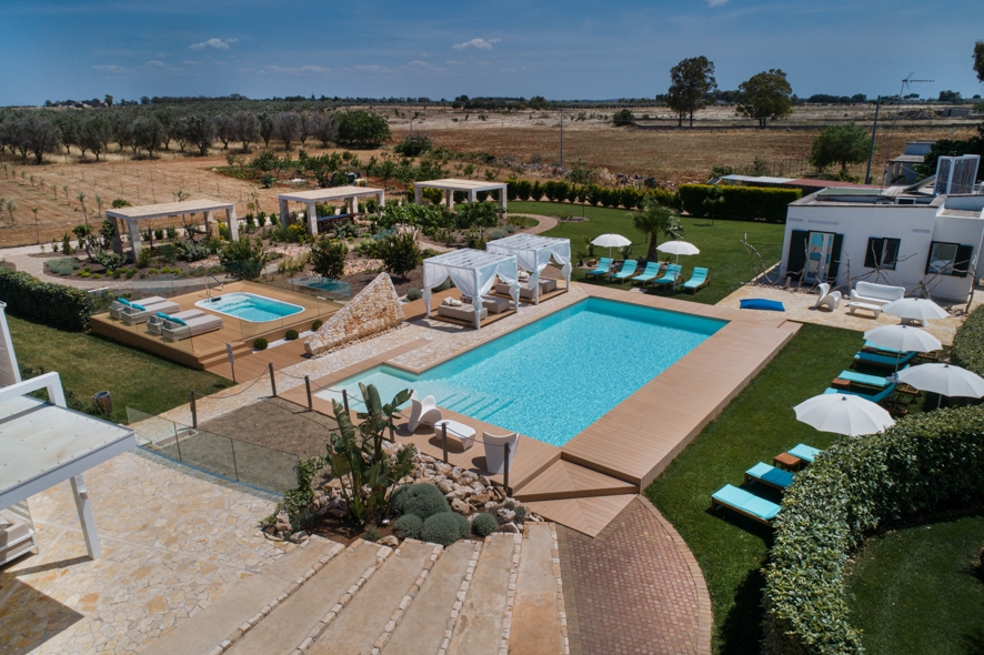 Agriturismo Le Grancìe Nardò Salento piscina vista panoramica
