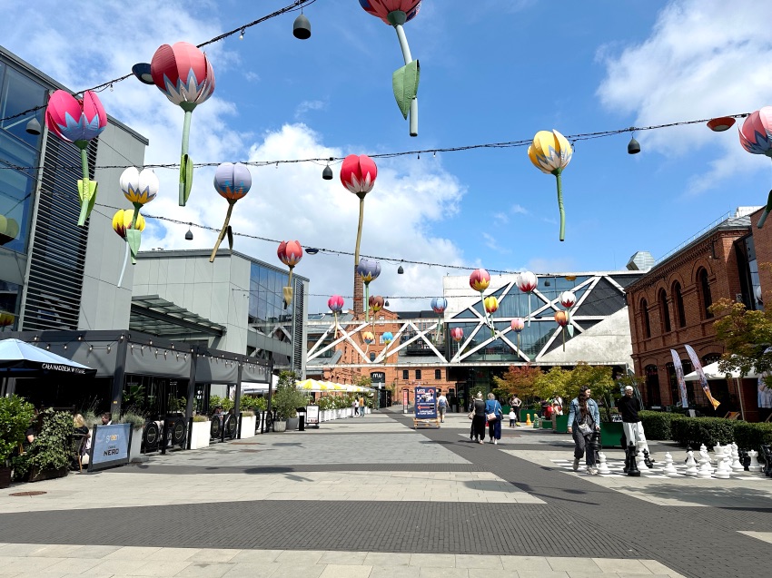Vista di una via del centro di Varsavia